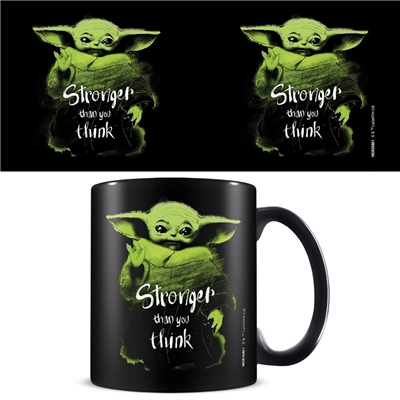 STAR WARS : LE MANDALORIEN (PLUS FORT QU'ON NE LE CROIT) MUG NOIR POD