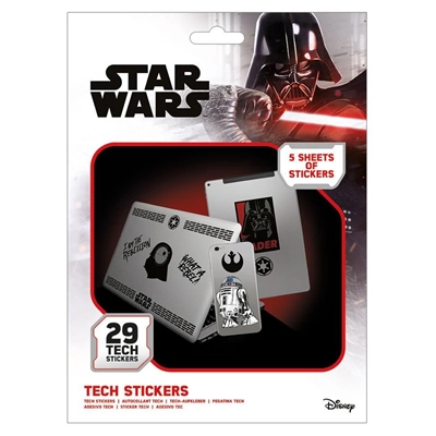STAR WARS (FORCE) STICKERS TECH