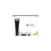 CONSOLE STANDARD C + 2ème MANETTE DUALSENSE SANS FIL BLANCHE - PS5