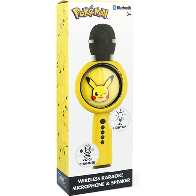 POKEMON - MICRO KARAOKE LED SANS FIL PIKACHU
