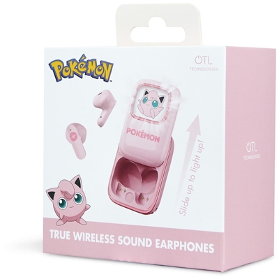 POKEMON - ECOUTEURS SANS FIL TWS + BOITIER COULISSANT RONDOUDOU