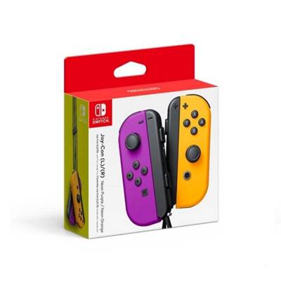 MANETTE JOYCON x2 VIOLET NEON GCH / ORANGE NEON DRT NINTENDO - SWITCH