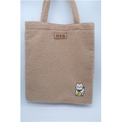 TEDDY SHOPPING BAG MANEKI NEKO