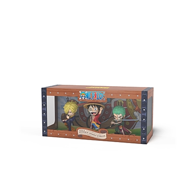 COFFRET 3 FIGURINES COLLECTION ONE PIECE