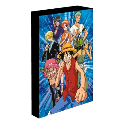 CADRE RETROECLAIRE ONE PIECE LUFFY'S CREW 30X40CM