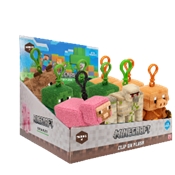MINECRAFT - PELUCHES PORTE-CLES 13 CM PERSONNAGES A COLLECTIONNER