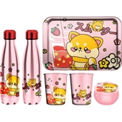 COMBO STEEL SHIBA INU BUBBLE TEA - KAWAI ROSE