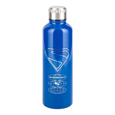 SUPERMAN THEATRICAL METAL WATER BOTTLE