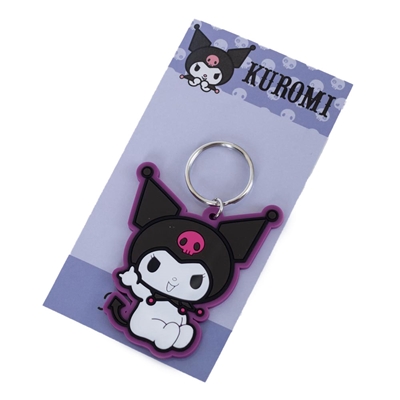 KUROMI (ROCKING) PVC KEYCHAIN