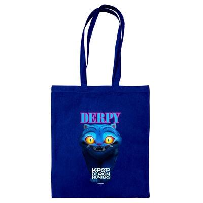 K-POP DEMON HUNTERS (DERPY) NAVY BLUE TOTE BAG