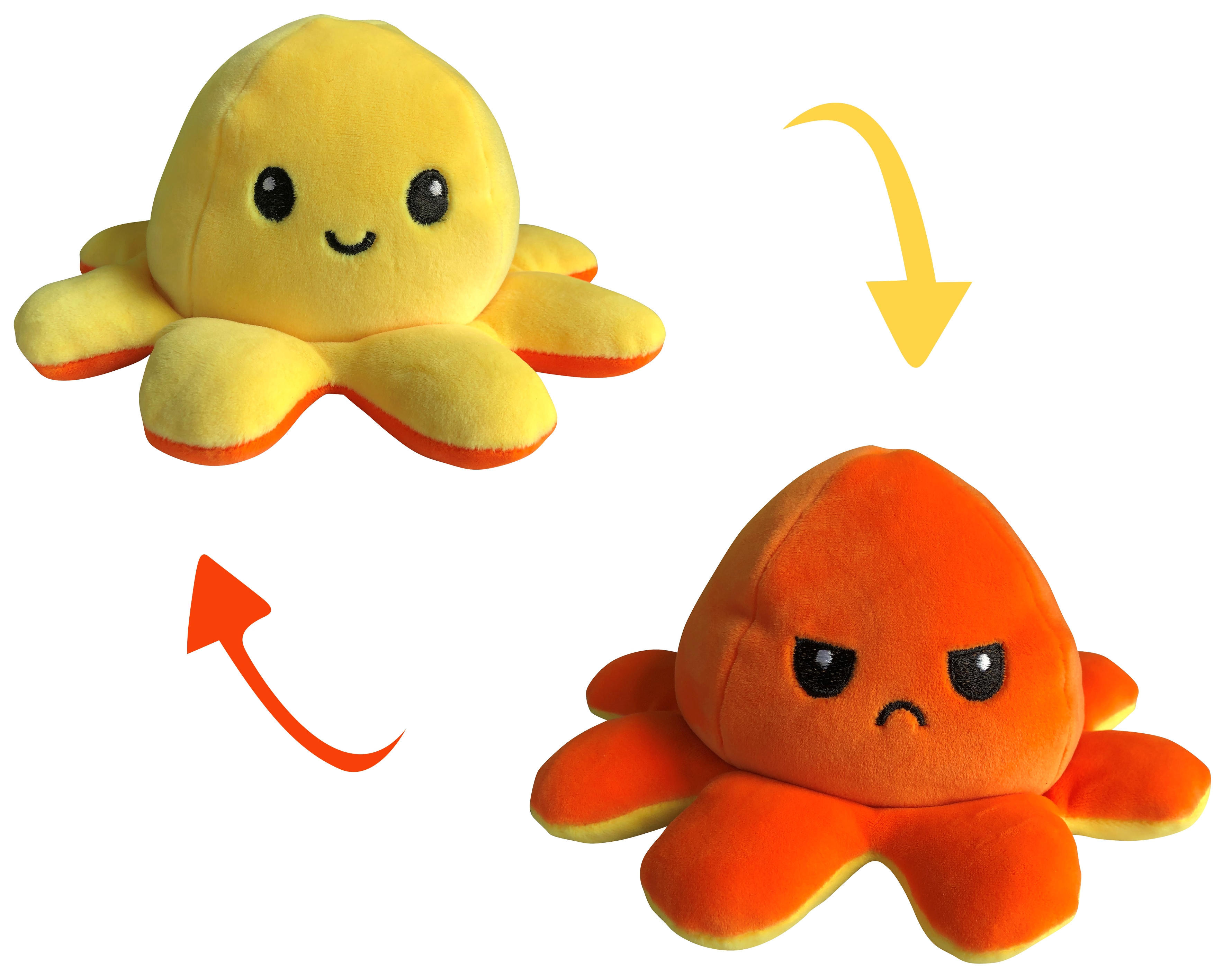 PELUCHE OCTOPUS MOOD ASSORTIMENT 6 COULEURS assortiment 12