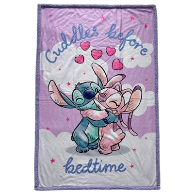 HOMADICT PLAID SHERPA 100X150 CM STITCH ET ANGEL CALIN