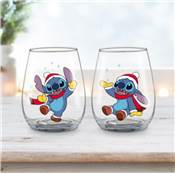 DISNEY 2 VERRES FESTIVE LILO AND STITCH