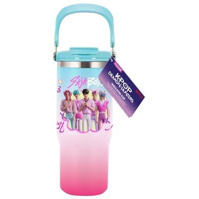 K POP 900ML INSULATED CUP WITH TOP HANDLE