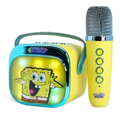 BOB L'EPONGE - ENCEINTE LED KARAOKE + MICRO SANS FIL