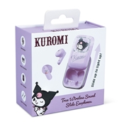HELLO KITTY - ECOUTEURS SANS FIL TWS + BOITIER COULISSANT KUROMI