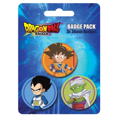 DRAGON BALL DAIMA 3 BADGE PACK