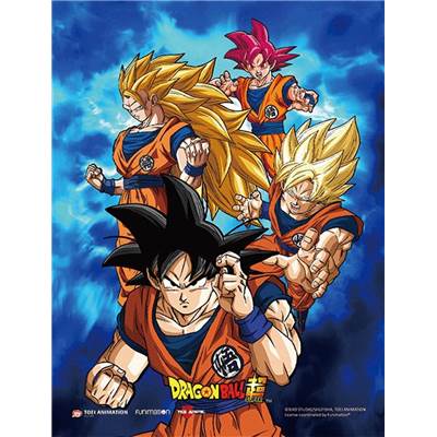 DRAGON BALL SUPER CADRE 3D LENTICULAIRE POWER OF SAIYANS