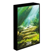 CADRE RETROECLAIRE ZELDA MASTER SWORD 30X40