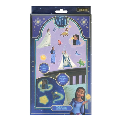 DISNEY WISH AUTOCOLLANTS MURAL GLOW IN THE DARK