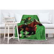 NINTENDO PLAID SHERPA 100X150 CM ZELDA LINK EPONA