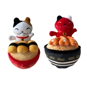 CAT RAMEN PELUCHE 30CM ASSORTIMENT DE 2