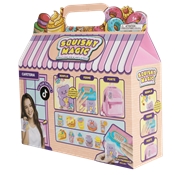 SQUISHY MAGIC COFFRET CREATION PORTES CLES KAWAII SQUISHY AVEC MACHI