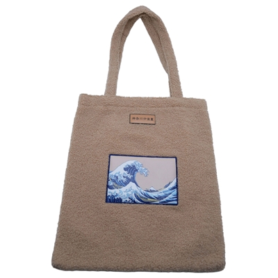 TEDDY SHOPPING BAG VAGUE DE KANAGAWA 