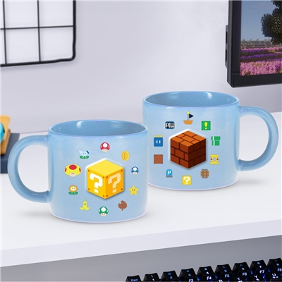 SUPER MARIO MUG EN RELIEF 