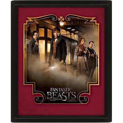 FANTASTIC BEASTS CADRE 3D LENTICULAIRE 3D MAGICAL GROUP