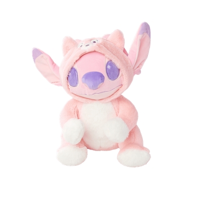 DISNEY PELUCHE STITCH ANGEL EN GRENOUILLERE RENARD 25CM