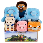 MINECRAFT PELUCHE 20CM ASSORTIMENT 6 VAGUE 1.2 -887961993448