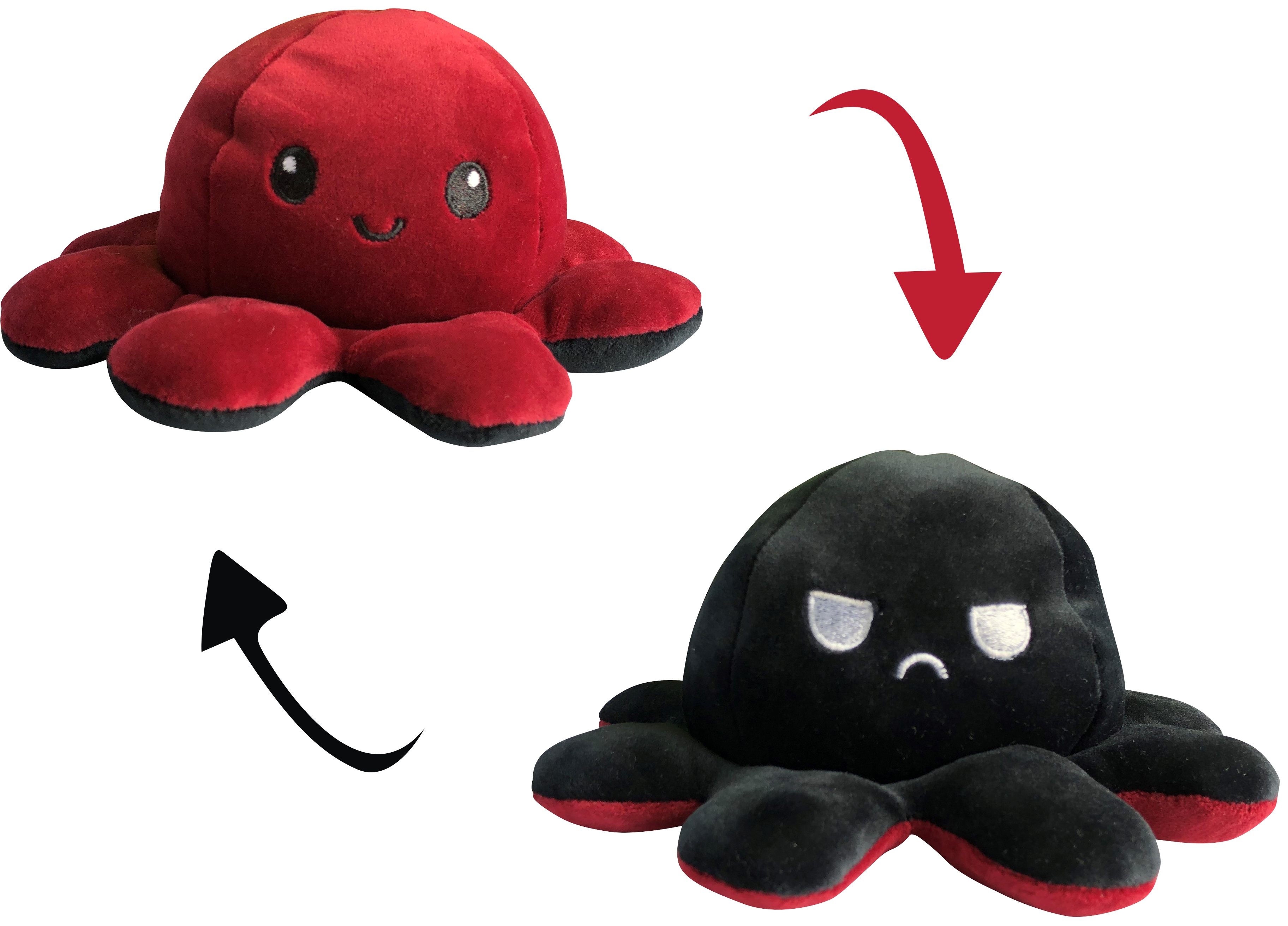 PELUCHE OCTOPUS MOOD ASSORTIMENT 6 COULEURS assortiment 12
