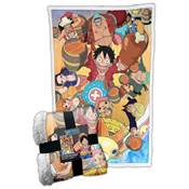 HOMADICT PLAID SHERPA 100X150 CM ONE PIECE CHARACTERS BOAT