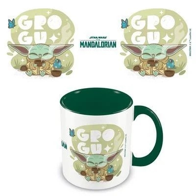 STAR WARS : LE MANDALORIEN (MIGNONNERIE DE GROGU) MUG INTÉRIEUR VERT