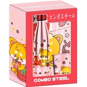 COMBO STEEL SHIBA INU BUBBLE TEA - KAWAI ROSE