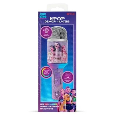 KPOP DM MICRO DIAM KARAOKE VIOLET SANS FIL LED HUNTRIX TRIO 