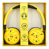POKEMON - CASQUE SANS FIL POUR ENFANTS PIKACHU JAUNE