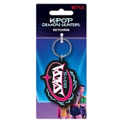 K-POP DEMON HUNTERS SAJA BOYS PORTE CLE RUBBER