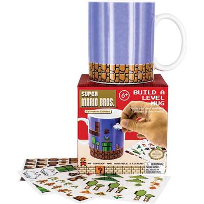 SUPER MARIO BROS BUILD A LEVEL MUG