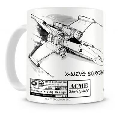 STAR WARS MUG X WING WHITE CERAMIC