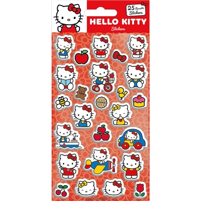 HELLO KITTY (KITTY & MIMMY) REUSEABLE PUFFY STICKERS