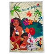 HOMADICT PLAID SHERPA 100X150 CM VAIANA SŒURS DE L'OCEAN