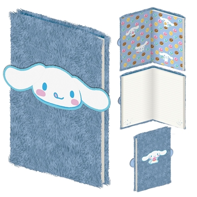 CINNAMOROLL PLUSH NOTEBOOK