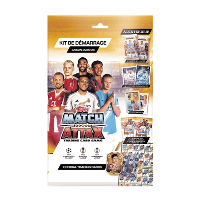 TOPPS LIGUE DES CHAMPIONS 25/26 MATCH ATTAX STARTER PACK