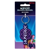 K-POP DEMON HUNTERS HUNTRIX LOGO PORTE CLE RUBBER
