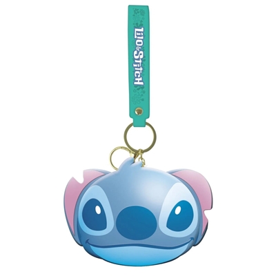 LILO & STITCH (STITCH) PVC COIN PURSE KEYCHAIN