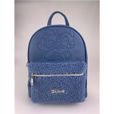 SAC A DOS FASHION DISNEY STITCH & ANGEL HUG TEDDY BLEU