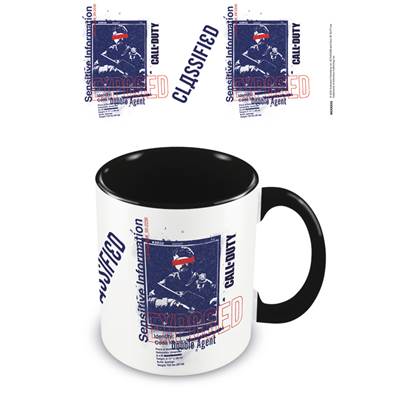 CALL OF DUTY MUG COLOR BLACK OPS COLD WAR DOUBLE AGENT