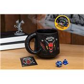 STRANGER THINGS HELLFIRE DEMON EMBOSSED MUG